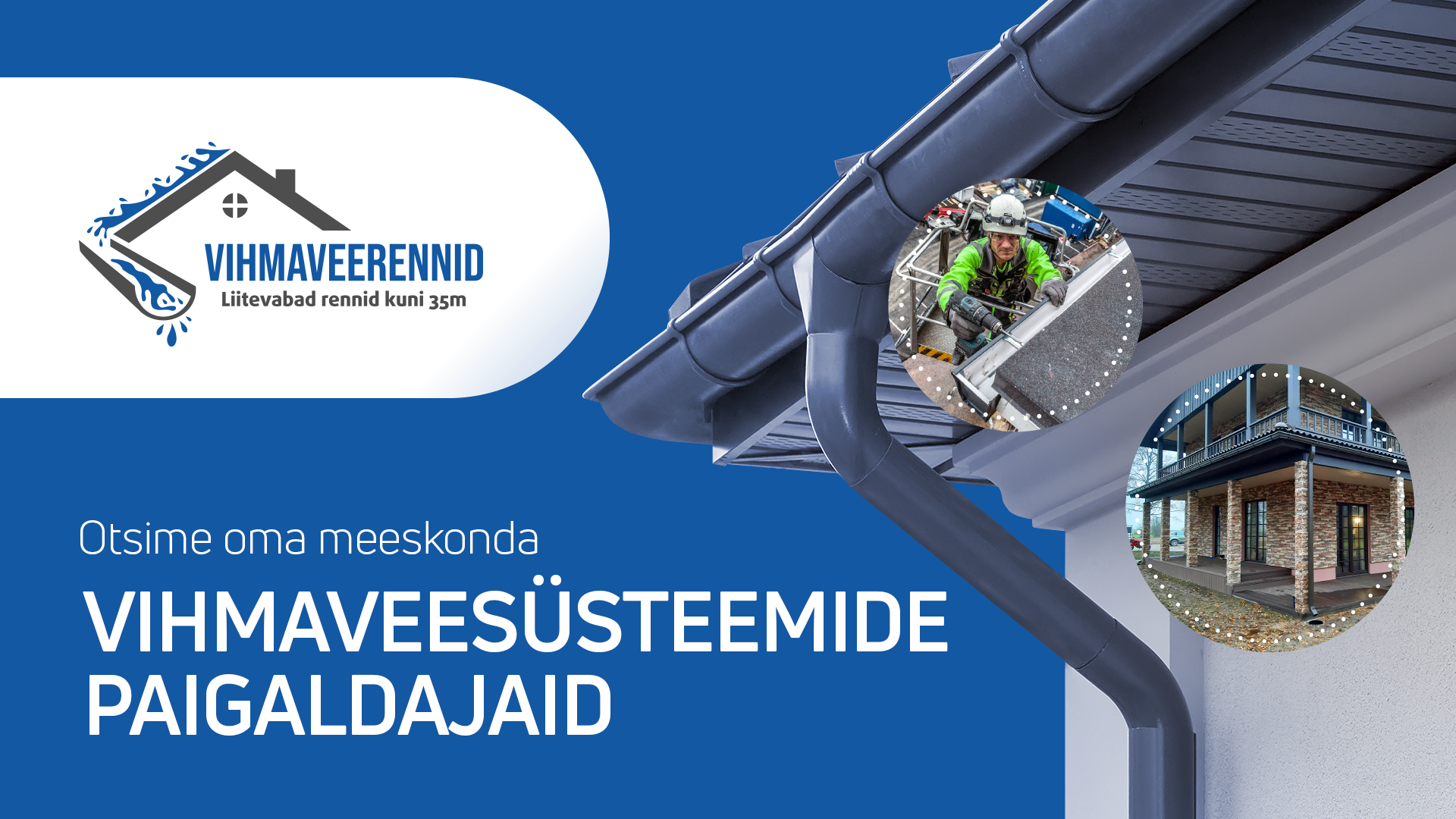 Vihmaveesüsteemide paigaldaja