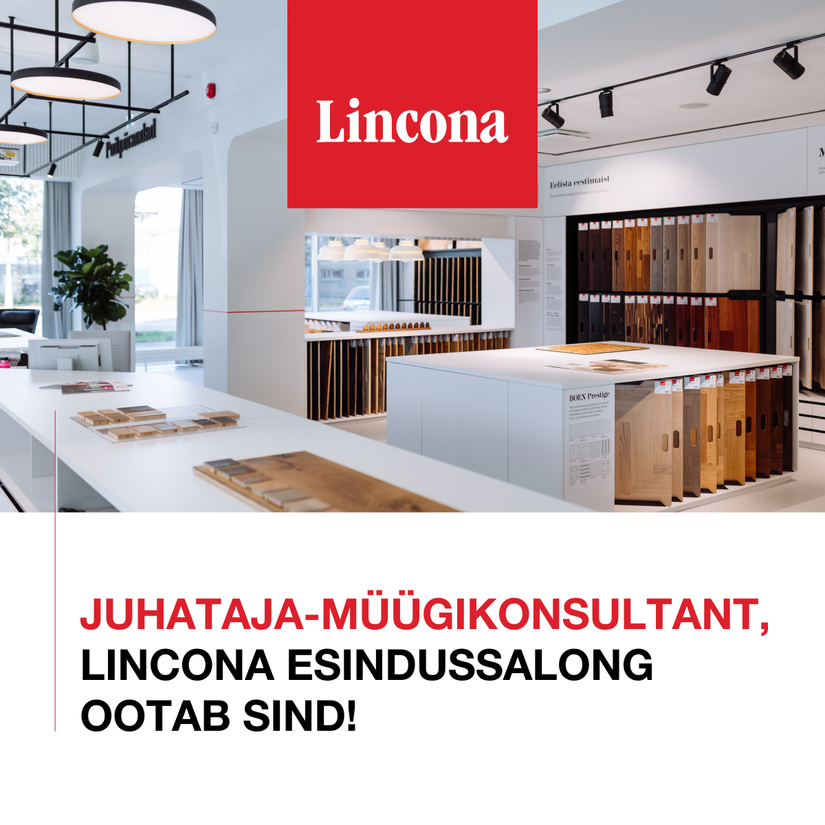 Lincona esindussalongi müügikonsultant
