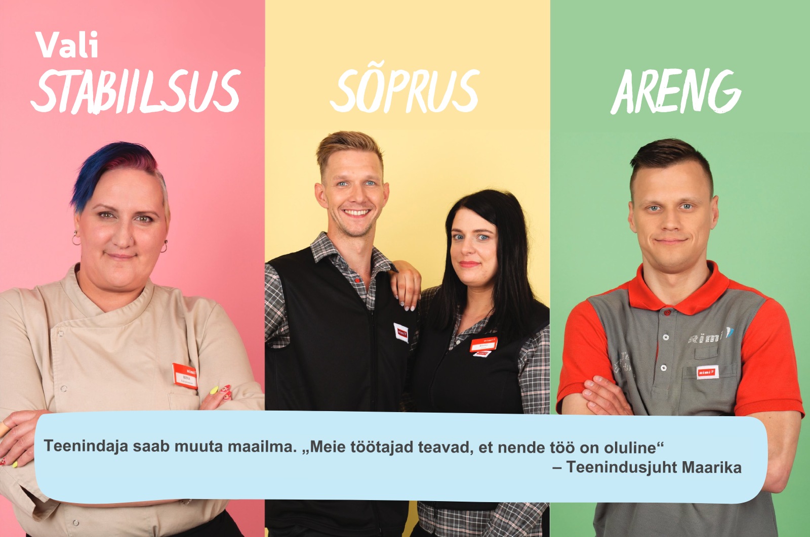 KAUBAPAIGUTAJA (osaline tööaeg) tähtajatu leping - RIMI SOS-tiim