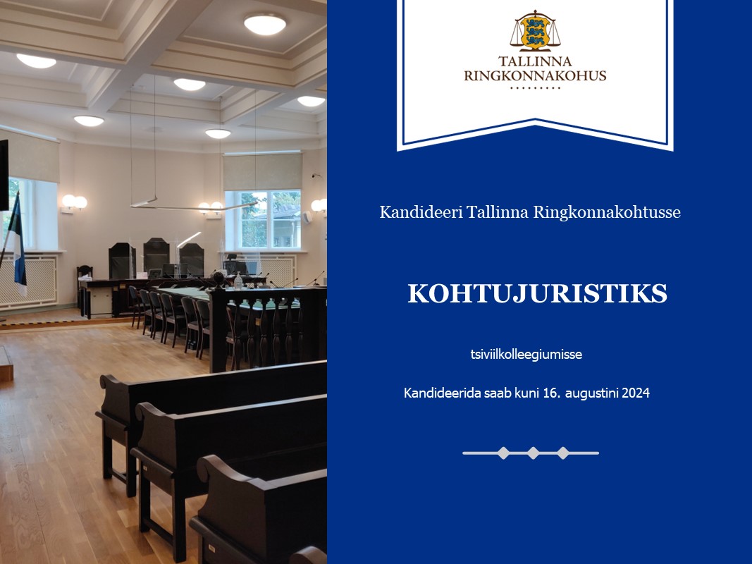 Kohtujurist (tähtajatu ametikoht)